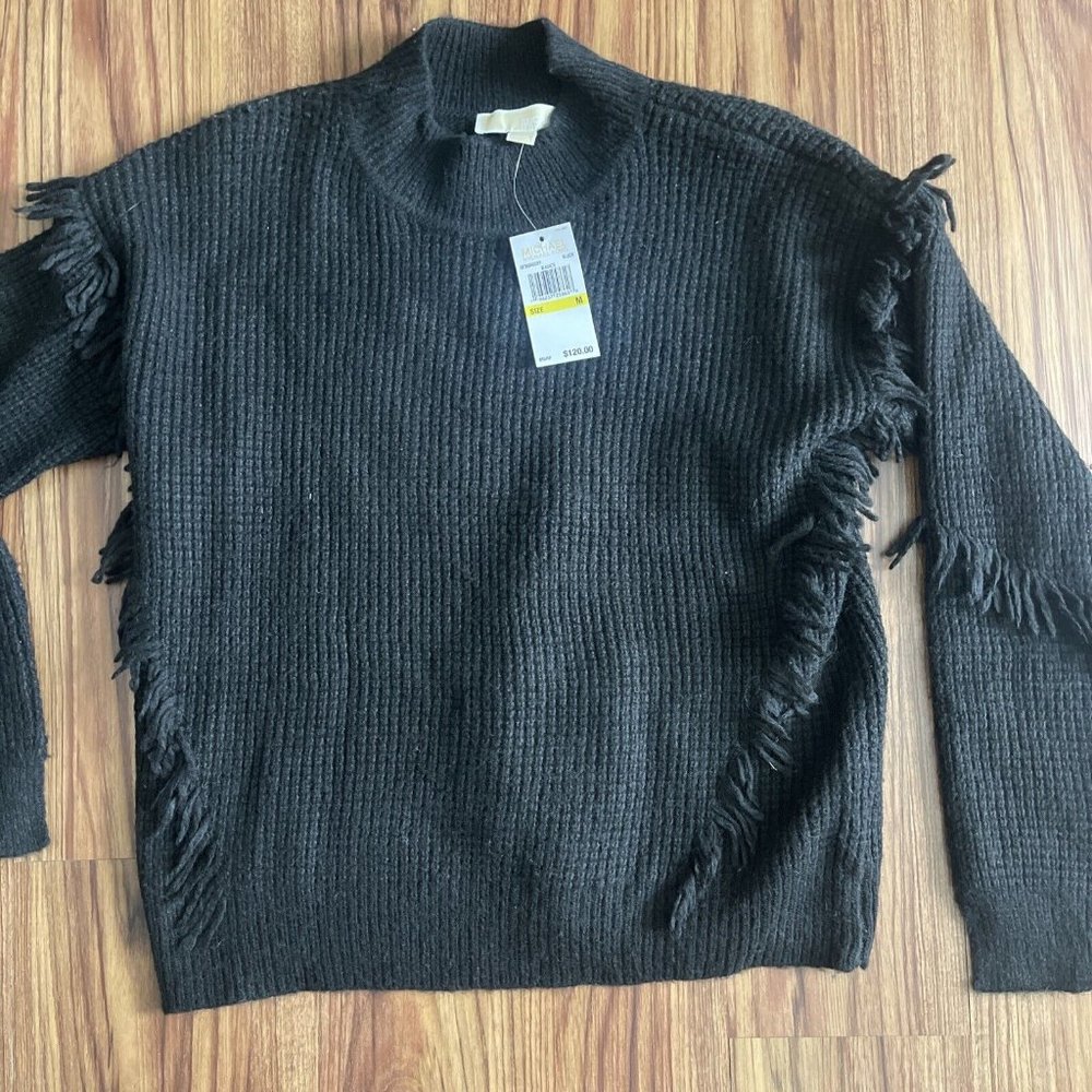 Michael Kors Sweater Black Women’s Size Medium M Modern NWT